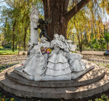 Glorieta de Bécquer. Parque de María Luisa, Sevilla