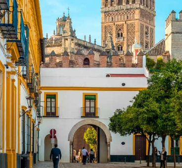 Patio de banderas